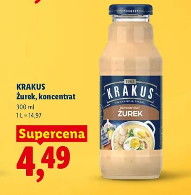 Żurek, koncentrat promocja w Lidl