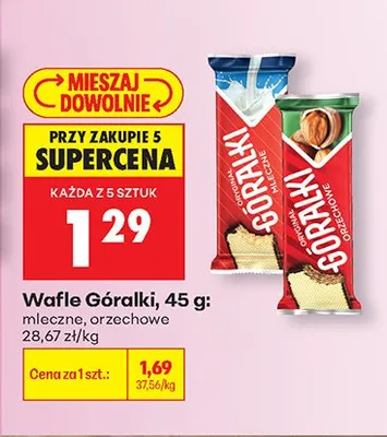 Wafle Góralki promocja w Biedronka