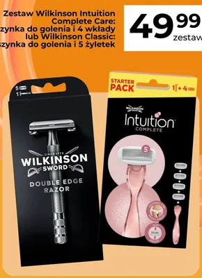 Maszynka do golenia Wilkinson Sword Intuition Complete Care z 4 wkładami promocja w Auchan