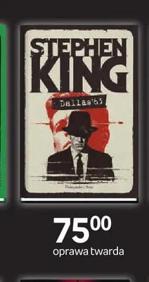 Książka Dallas '63 Stephen King oprawa twarda promocja w Empik