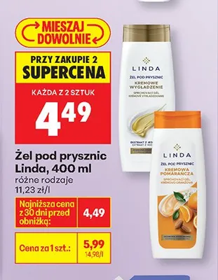 Żel pod prysznic różne rodzaje promocja w Biedronka
