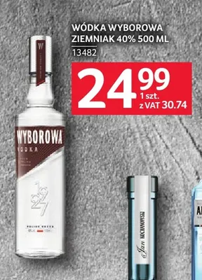 Wódka Wyborowa Ziemniak 40% promocja w Selgros
