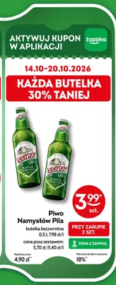 Piwo Namysłów Pils promocja w Żabka