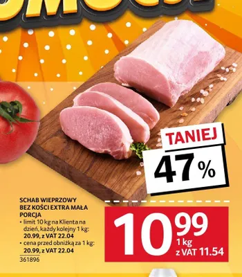 Schab wieprzowy bez kości promocja w Selgros