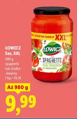 Sos XXL słodko-kwaśny promocja w Lidl