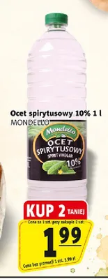 Ocet spirytusowy 10% Mondello promocja w Prim Market