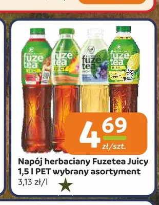 Napój herbaciany Fuzetea Juicy Green Tea Citrus promocja w Społem Częstochowa