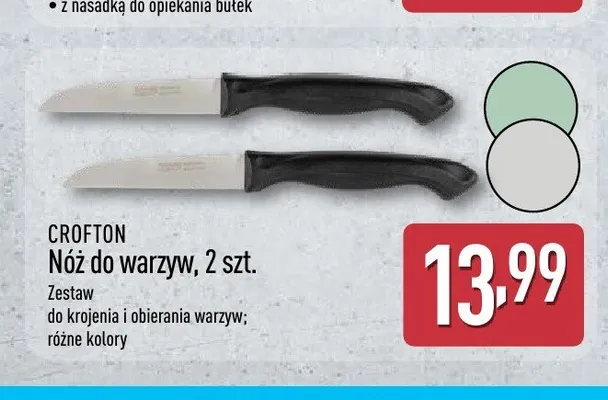 Nóż do warzyw Crofton 2-pak promocja w Aldi