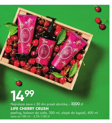Peeling do ciała Life Cherry Crush promocja w Super-Pharm
