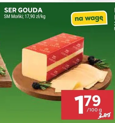 Ser Gouda SM Mońki promocja w Stokrotka
