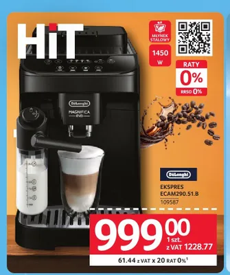 Ekspres DeLonghi ECAM290,51.B promocja w Selgros