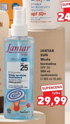 Woda termalna Jantar Sun SPF 25 promocja w Kaufland