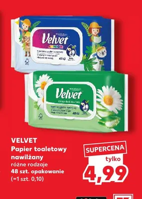 Papier toaletowy nawilżany Sunday! promocja w Kaufland