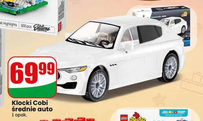 Klocki Cobi średnie auto promocja w Dino