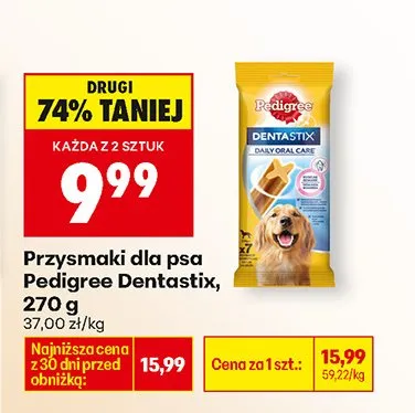Przysmaki dla psa Dentastix promocja w Biedronka
