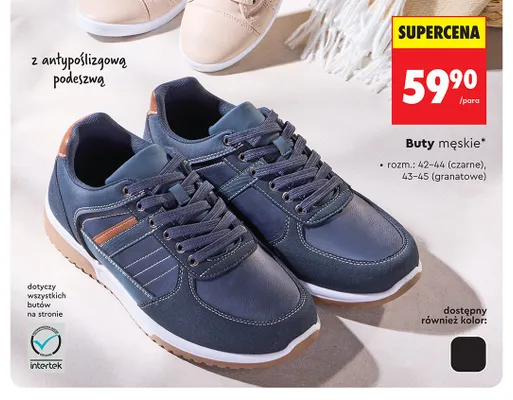 Buty męskie CLEVÉ promocja w Biedronka