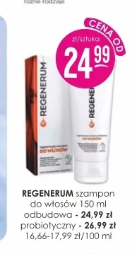 Szampon do włosów odbudowa Regenerum promocja w Drogerie Jasmin