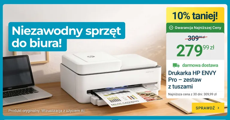 Drukarka Hp Envy Pro zestaw z tuszami promocja w ERLI
