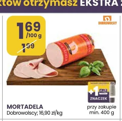 Mortadela Dobrowolscy promocja w Stokrotka