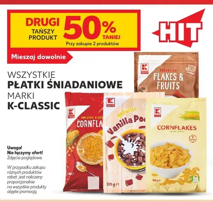 Płatki śniadaniowe K-Classic promocja w Kaufland