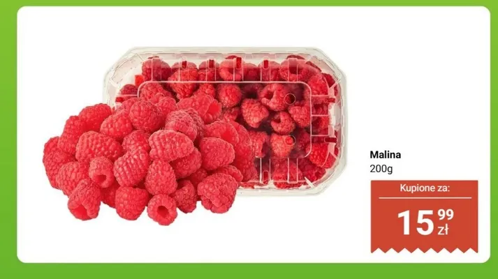 Malina 200g promocja w Dino