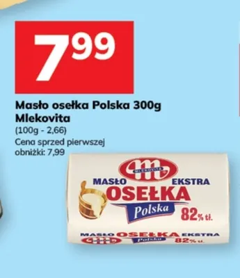Masło osełka Polska Mlekovita promocja w Hitpol