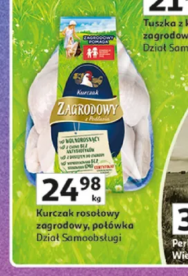 Kurczak rosołowy zagrodowy połówka promocja w Auchan