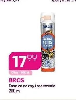 Gaśnica na osy i szerszenie Bros promocja w Drogerie Koliber
