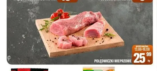 Polędwiczki wieprzowe promocja w Tomi Markt