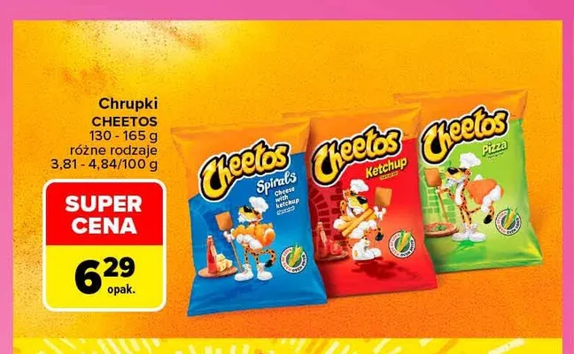 Chrupki Cheetos promocja w Carrefour