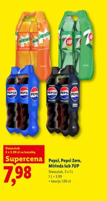 Napój gazowany Mirinda 2-pak promocja w Lidl