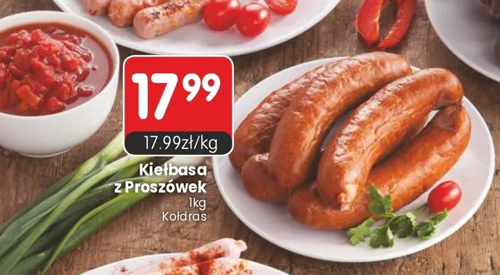 Kiełbasa z Proszówek Kołdras promocja w Market Point