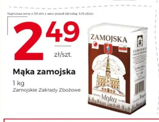 Mąka zamojska promocja w Frac