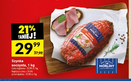 Szynka soczysta Morliny promocja w Twój Market