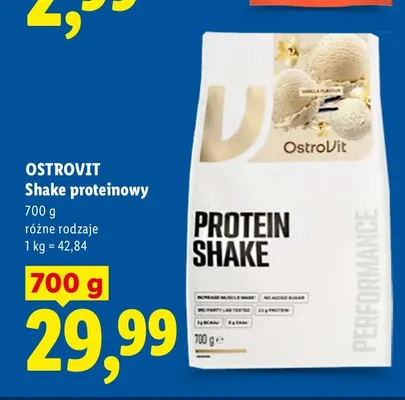 Shake proteinowy OstroVit promocja w Lidl