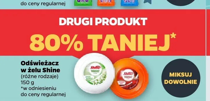 Odświeżacz w żelu Shine promocja w Netto