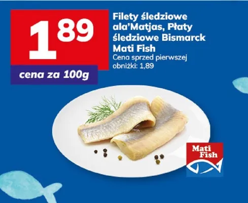 Filety śledziowe ala Matjas, Płaty śledziowe Bismarck ala Fish promocja w Hitpol