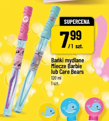 Bańki mydlane Miecze Care Bears 120ml promocja w POLOmarket