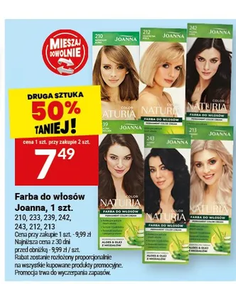 Farba do włosów Joanna Naturia Color 213 promocja w Twój Market