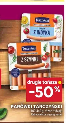 Parówki z indyka Tarczyński promocja w Stokrotka