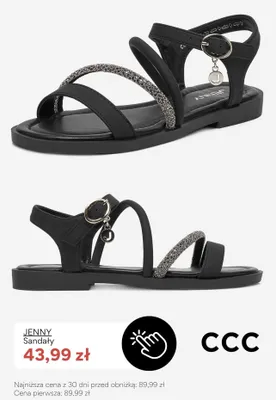 Sandały Jenny promocja w CCC