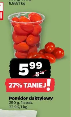 Pomidor daktylowy promocja w Netto