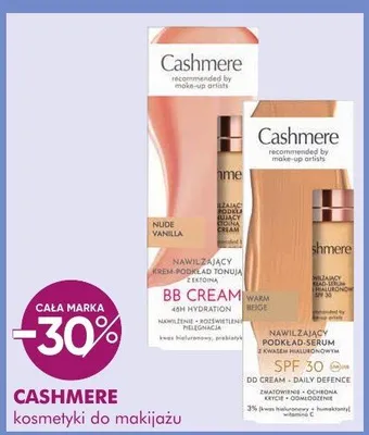 Kosmetyki do makijażu cashmere promocja w Super-Pharm