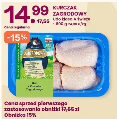 Udo z kurczaka zagrodowego klasa A świeże Kurczak Zagrodowy promocja w Frisco
