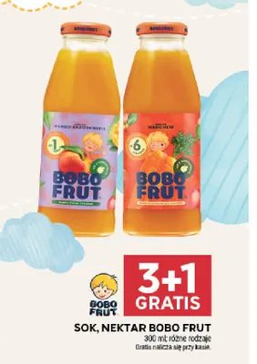 Sok Bobo Frut jabłko marchew promocja w Stokrotka