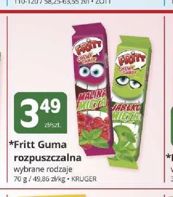 Guma rozpuszczalna Fritt Jabłko promocja w Marketvita