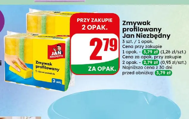 Zmywak profilowany Jan Niezbędny promocja w Dino