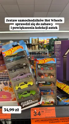 Zestaw samochodzików Hot Wheels Fast & Furious promocja w Biedronka