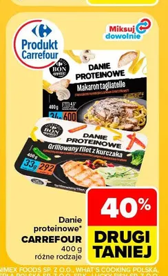 Danie proteinowe Carrefour promocja w Carrefour Market