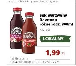 Sok z pomidorów Dawtona promocja w Torimpex Toruńska Sieć Sklepów Spożywczych